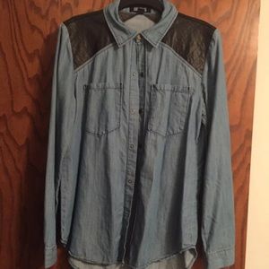 Forever 21 Jean Shirt